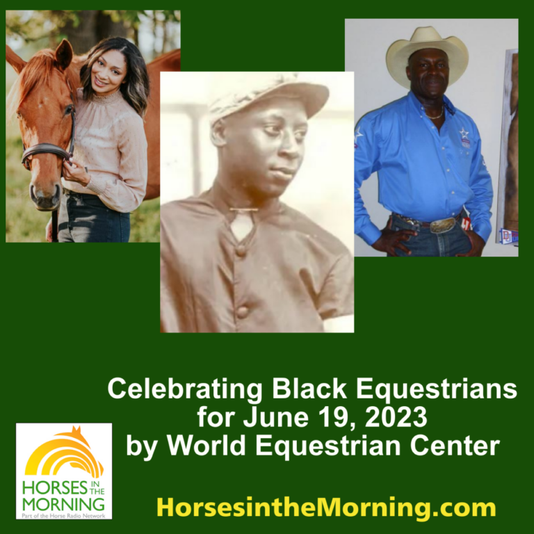 Celebrating Black Equestrians for June 19, 2023 by World Equestrian Center