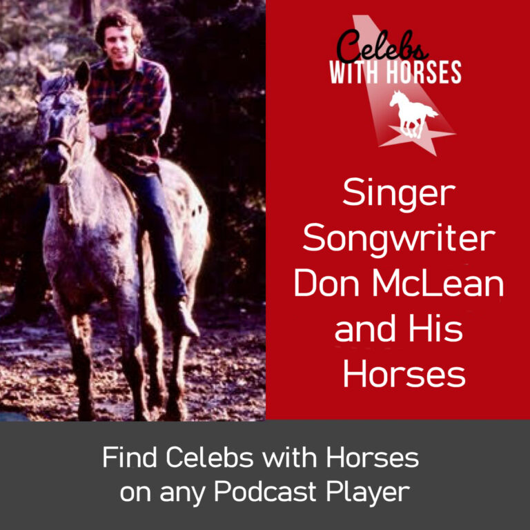 Singer Songwriter Don McLean and His Horses