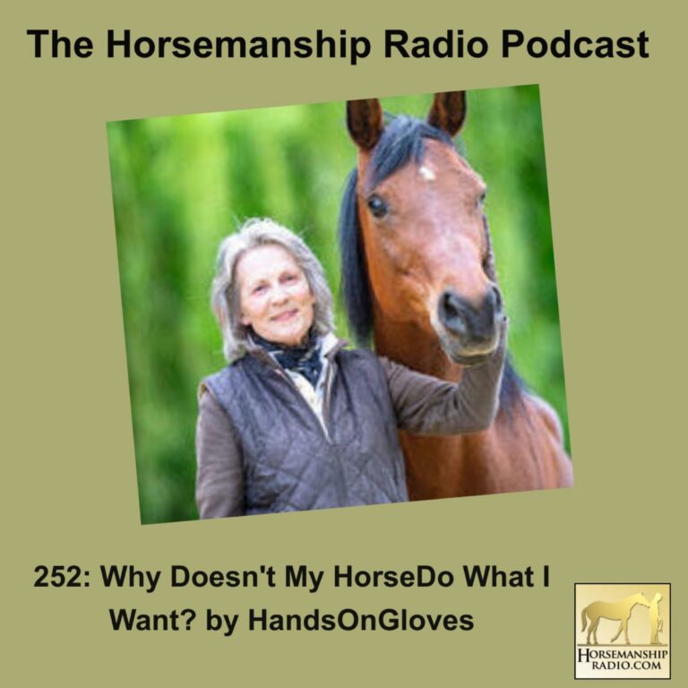 252:  Why Doesn’t My Horse Do What I Want? by HandsOnGloves