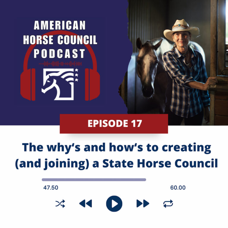 How and Why to Form a State Horse Council for September 3, 2024 by American Horse Council – HORSES IN THE MORNING