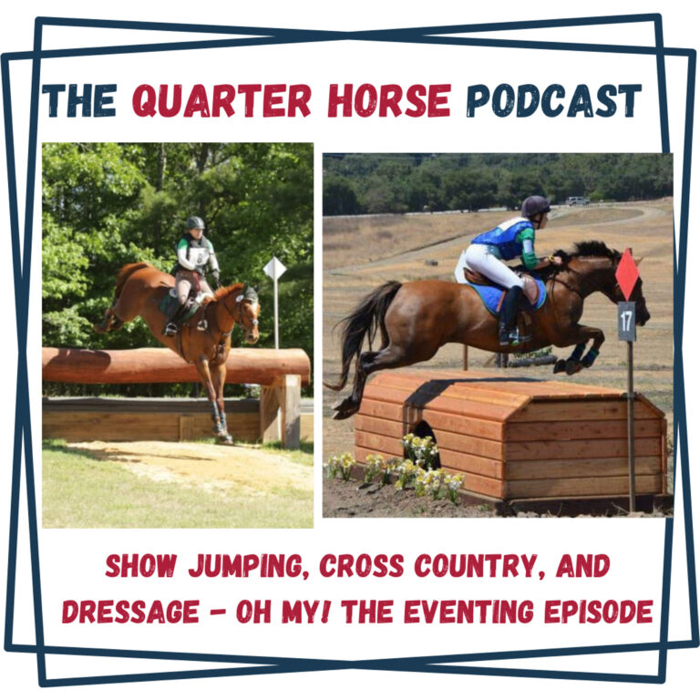 Quarter Horse: Show Jumping, Cross Country, and Dressage – Oh My! The Eventing Episode – HORSES IN THE MORNING
